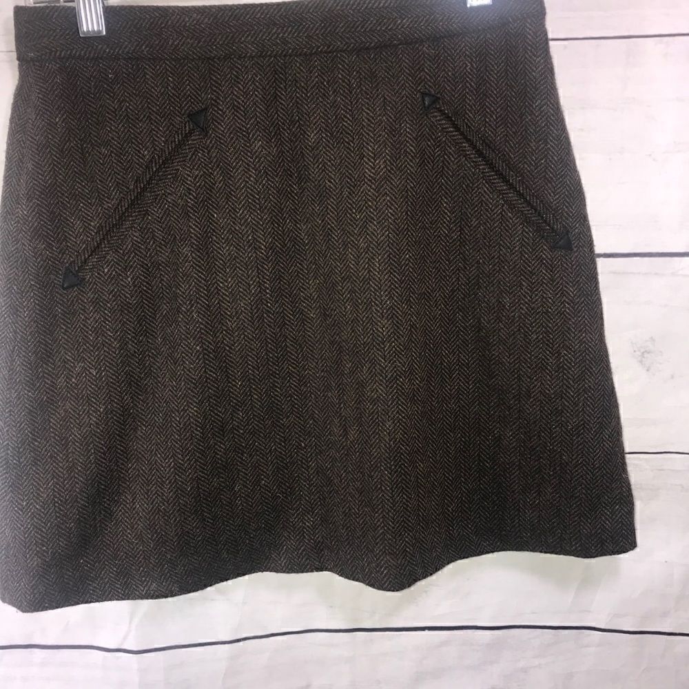 Brooklyn Industries Tweed Mini A-Line Skirt Sz S